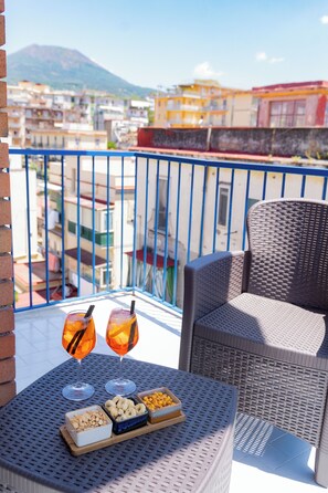 Suite Luxe, vue mer | Vue depuis le balcon