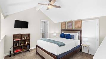 2 bedrooms, iron/ironing board, travel crib, WiFi