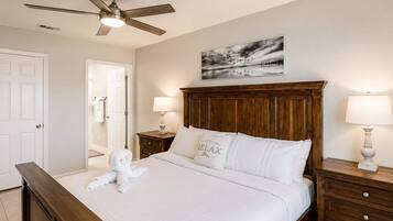 1 bedroom, travel crib, WiFi, bed sheets