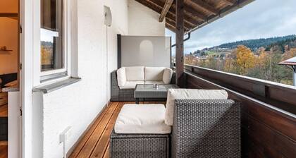 Appartement 'Waldzeit am Silberberg' avec jardin commun, balcon et Wi-Fi