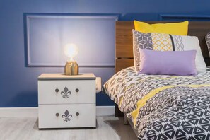 2 chambres, fer et planche Ă repasser, Wi-Fi gratuit, draps fournis