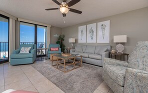 Condo, 3 Bedrooms | Living area - Phoenix Vi 6708 3 Bedroom Condo (Orange Beach)