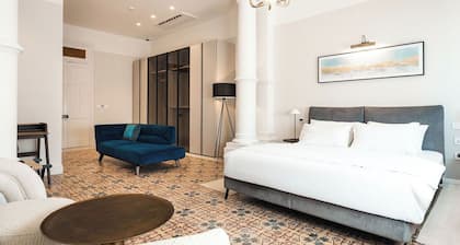 Flagship top-floor heritage apartment with sea views, elegant interiors and premium family comfort in Balluta Bay, St Julian’s.