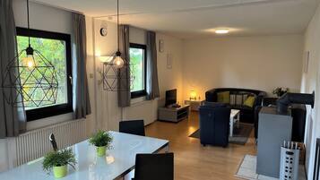 Fernseher, Kamin