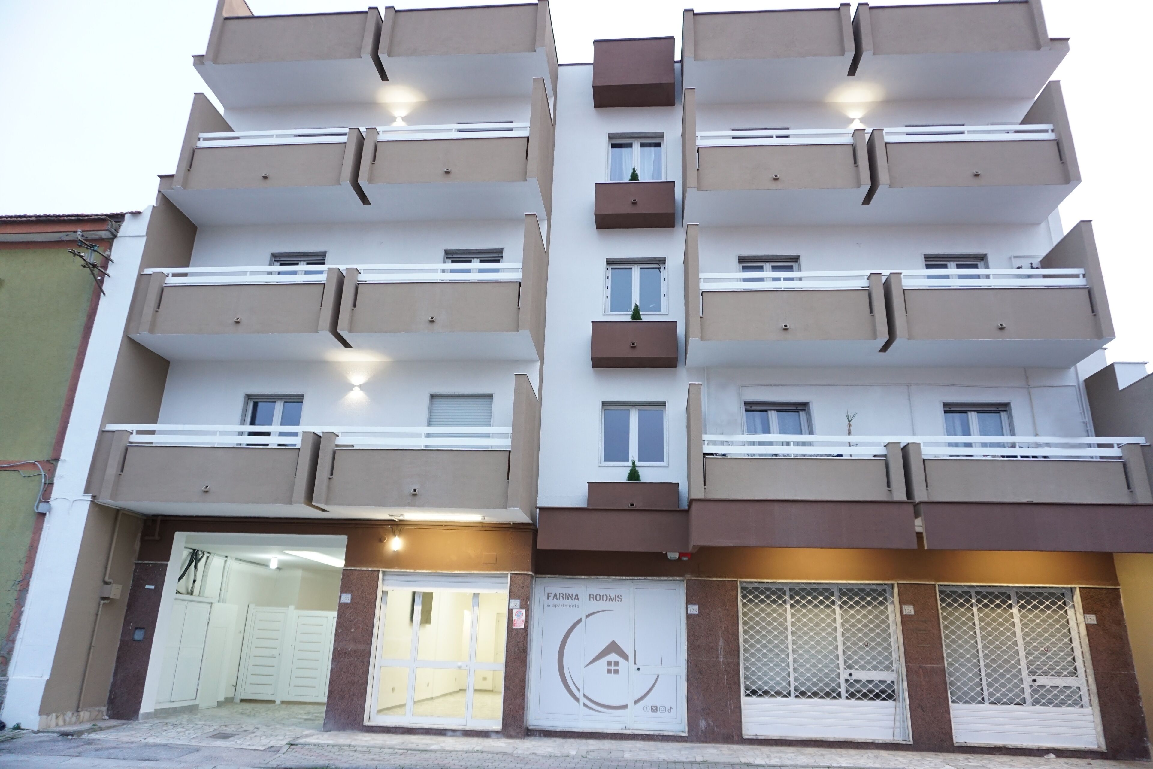 Façade de l’hébergement