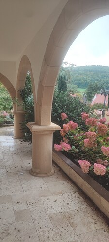 Apartment im Hotel 'Einhorn' mit Bergblick, gemeinsamer Terrasse und WLAN