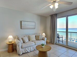 TV - Seychelles #402 | Gulf Front + Resort Amenities (Panama City Beach)