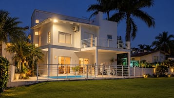 Front of property - evening/night