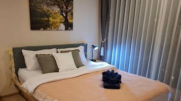 Studio, akses difabel, pemandangan kota | 2 kamar tidur
