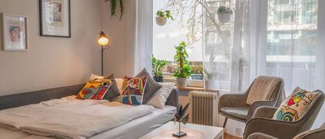 2 chambres, fer et planche à repasser, Wi-Fi gratuit, draps fournis