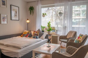 2 chambres, fer et planche Ă repasser, Wi-Fi gratuit, draps fournis