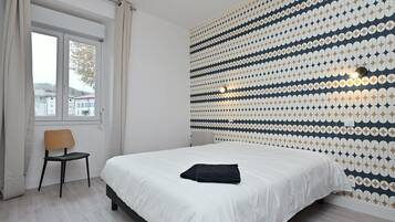 1 chambre, Wi-Fi, draps fournis