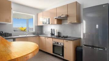 Réfrigérateur, micro-ondes, four, lave-vaisselle