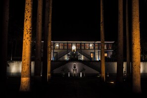 Front of property – evening/night