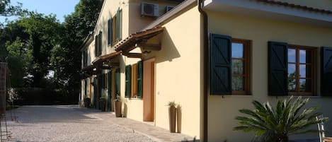 Fassade der Unterkunft