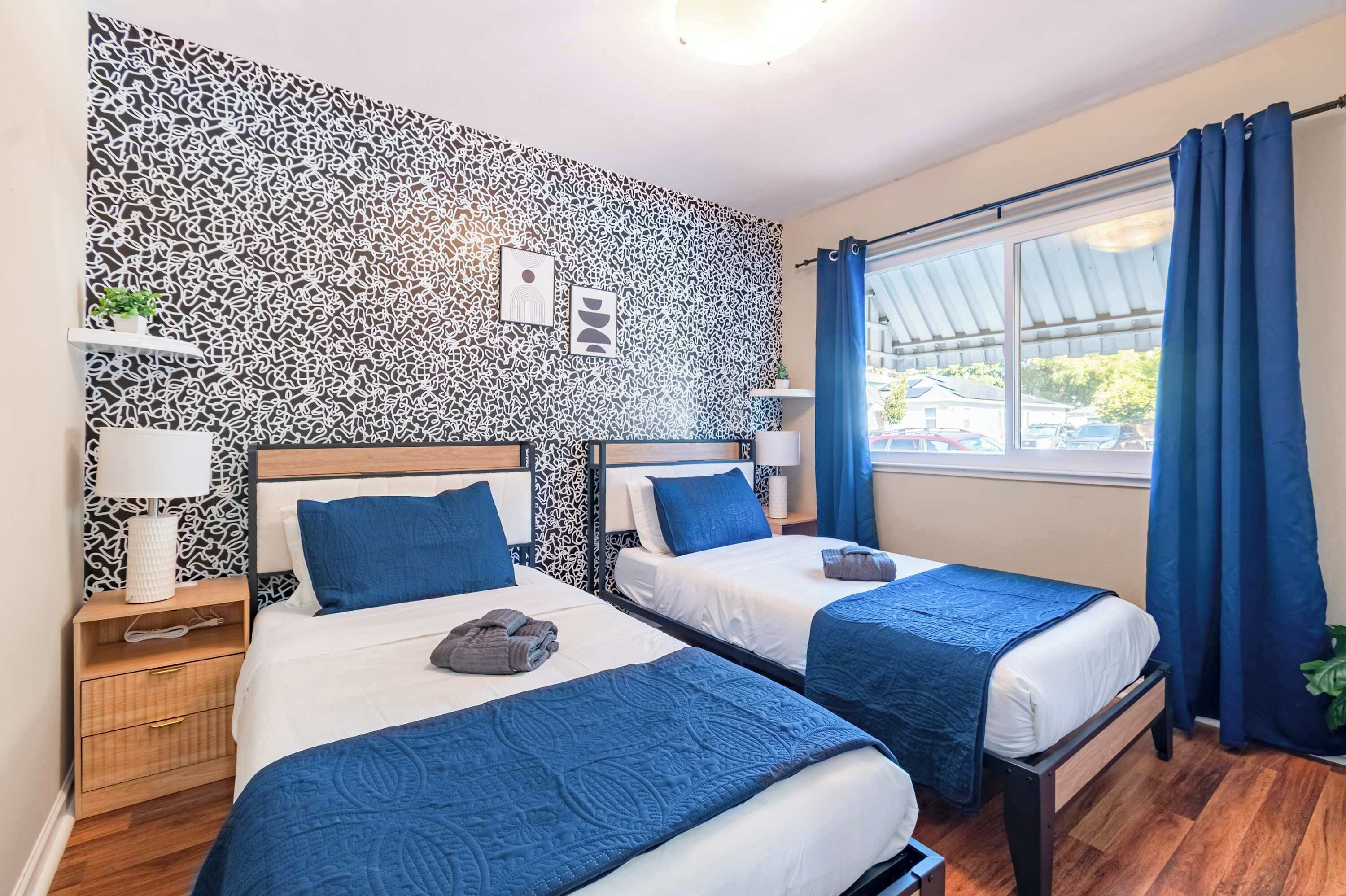 2 quartos, escrivaninha, Wi-Fi, roupa de cama