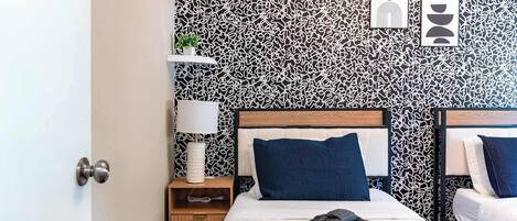 2 Schlafzimmer, Schreibtisch, WLAN, Bettwäsche