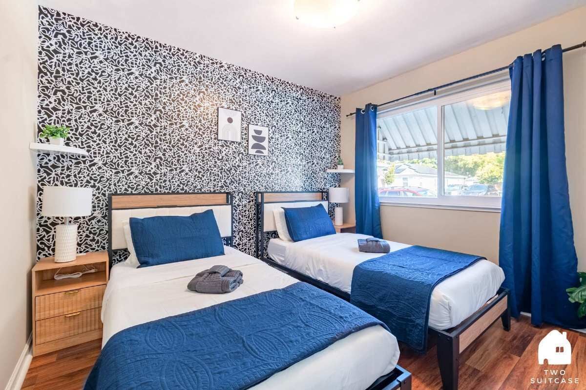 2 quartos, escrivaninha, Wi-Fi, roupa de cama