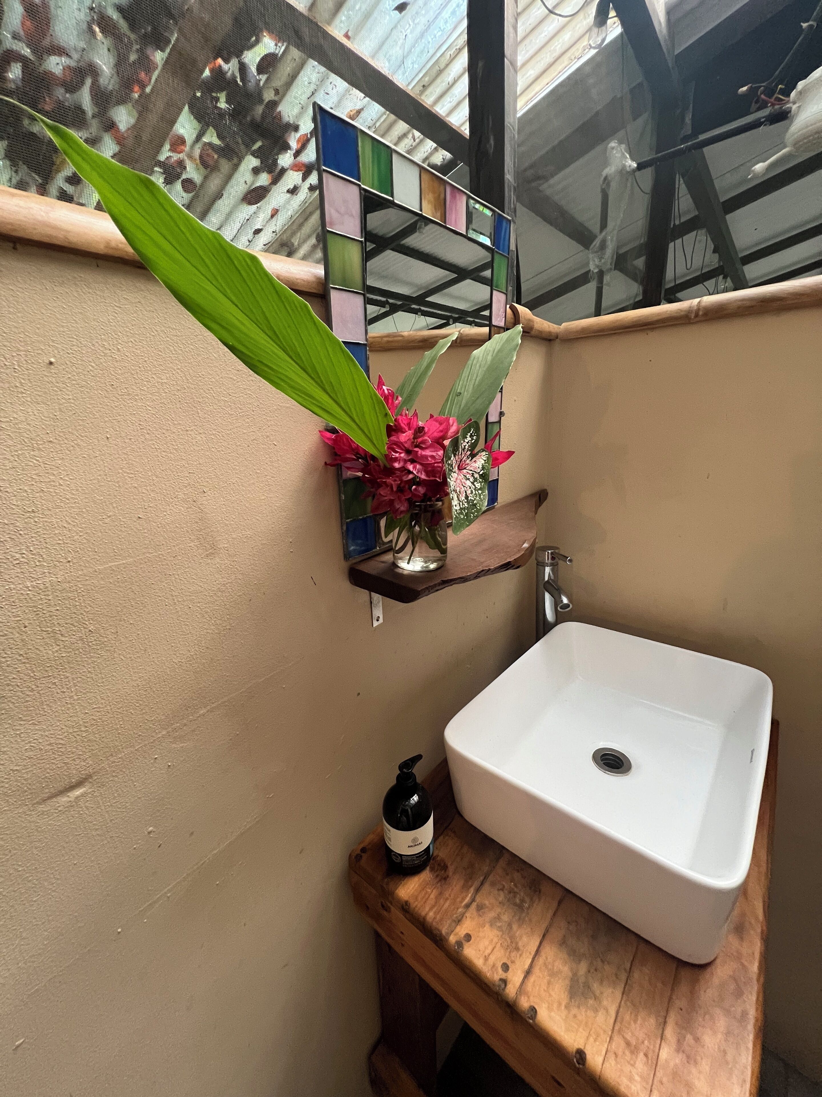 Towels, soap, toilet paper