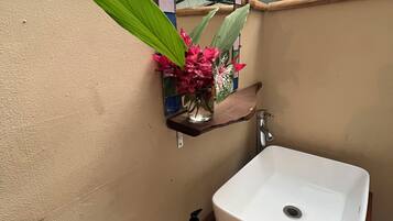 Towels, soap, toilet paper