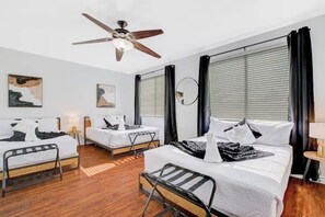 5 soveværelser, skrivebord, strygejern/strygebræt, gratis Wi-Fi