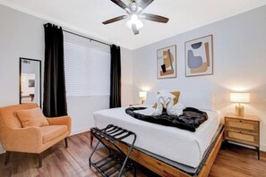 5 bedrooms, desk, iron/ironing board, free WiFi