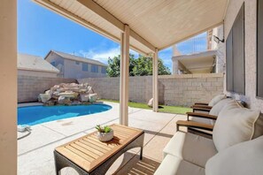 Outdoor pool - 5BD Spacious Home w/ Pool & Endless Fun! (Las Vegas)