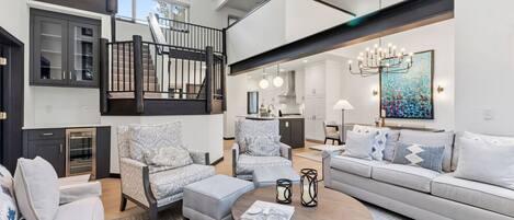 TV, fireplace, stereo