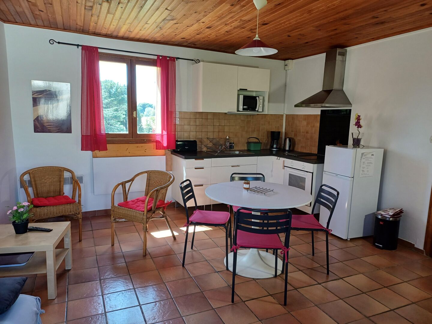 Réfrigérateur, micro-ondes, four, cafetière/bouilloire