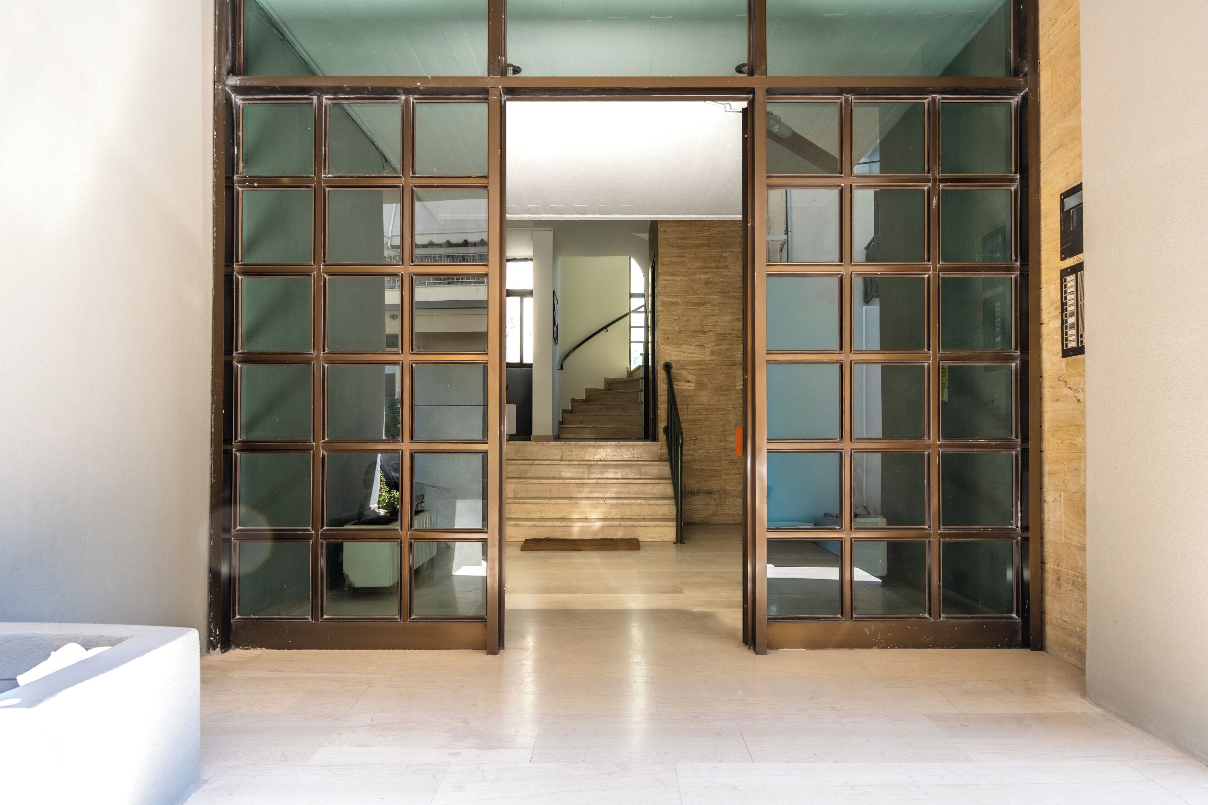 Entrée de l’hébergement