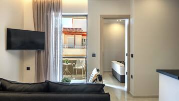 Apartment | Living room | 43-inch Smart TV with digital channels