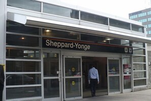 Exterior detail - Short term rent at Yonge and Sheppard and North York Centre (Toronto)