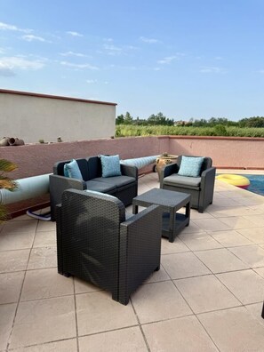 Terrace/patio - Studio MOZ'ART - BAGES (BAGES)
