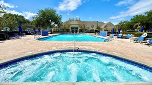Outdoor pool - Cozy 3BR Near Disney with Pool and Resort Amenities (Kissimmee)