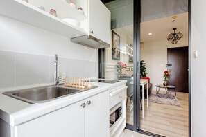 Appartement, 1 chambre, accessible aux personnes à mobilité réduite, vue jardin | Intérieur