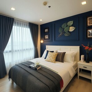 Apartment, 1 Bedroom, Accessible, Garden View | 1 bedroom - Urban Elegance Knightsbridge BTS Bearing (Samut Prakan)