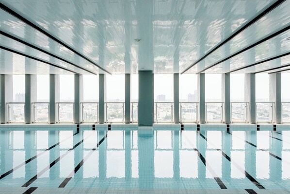 Apartment, 1 Schlafzimmer, barrierefrei, Gartenblick | Pool | Innenpool