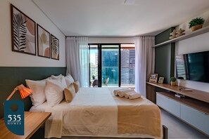 1 soverom, strykejern/-brett, internettilgang og sengetøy