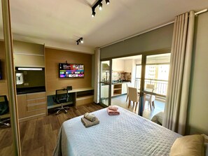 1 Schlafzimmer, Bügeleisen/Bügelbrett, kostenloses WLAN, Bettwäsche