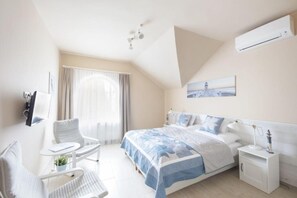 1 chambre, fer et planche Ă repasser, Wi-Fi, draps fournis