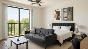 1 soveværelse, skrivebord, weekendseng, Wi-Fi