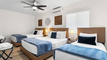 5 bedrooms, desk, iron/ironing board, travel cot