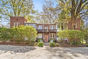 Exterior - Spacious Myers Park 2BR King Condo | Porch (Charlotte)