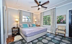 2 bedrooms, iron/ironing board, travel cot, WiFi