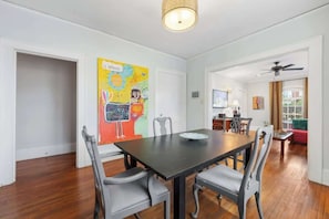 Dining - Boutique Elizabeth Condo, King Bed, Porch (Charlotte)