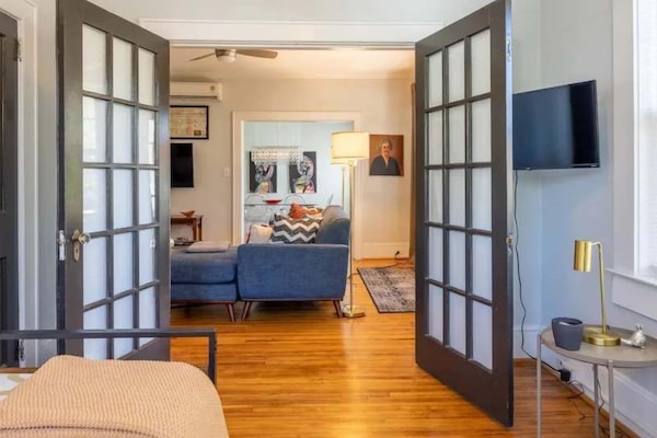 Enjoy the open flow between rooms with this inviting view into the living area. Bright, connected spaces create a comfortable and welcoming atmosphere throughout.