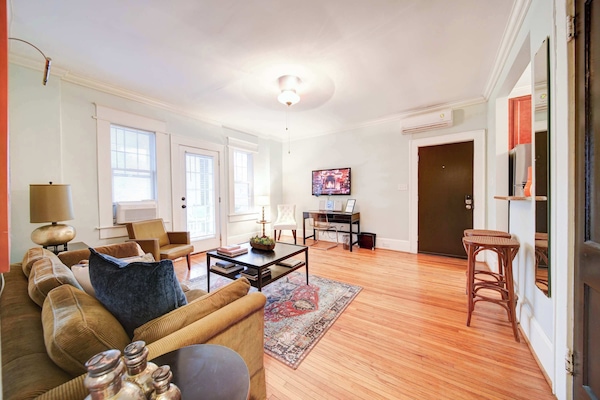 Spacious layout with plenty of seating, fast Wi-Fi, and room to relax or work.