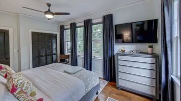 2 bedrooms, iron/ironing board, travel crib, WiFi