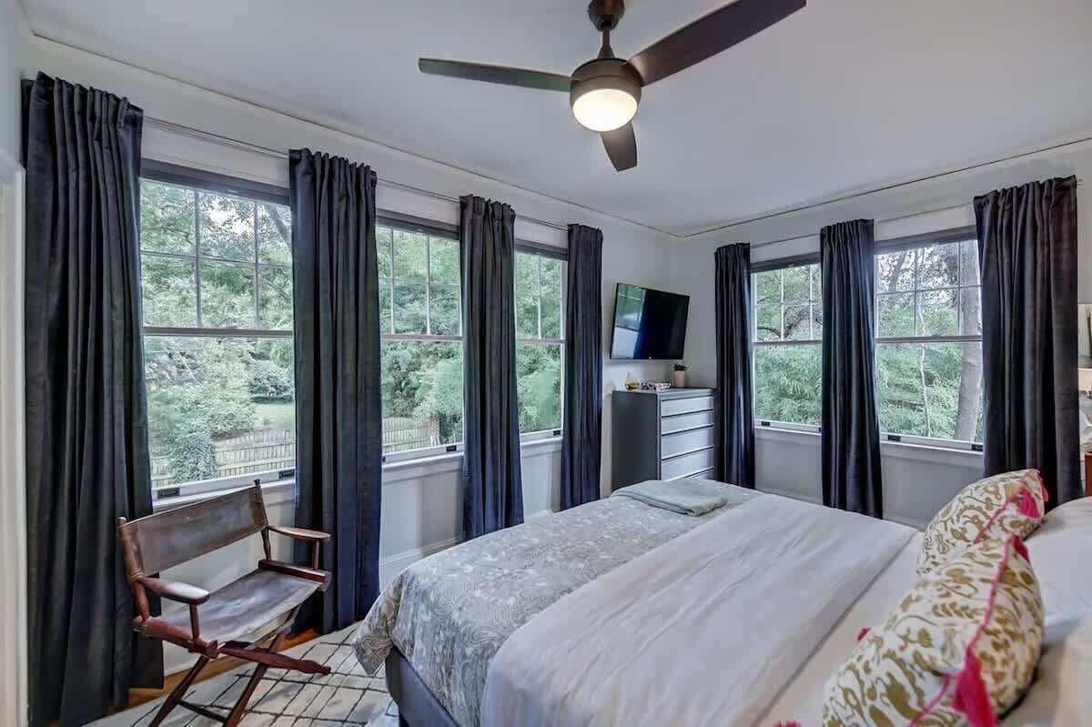 2 bedrooms, iron/ironing board, travel crib, WiFi