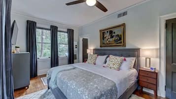 2 bedrooms, iron/ironing board, travel crib, WiFi